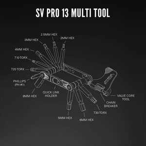 Lezyne Multi Tool SV Pro 13 Silver