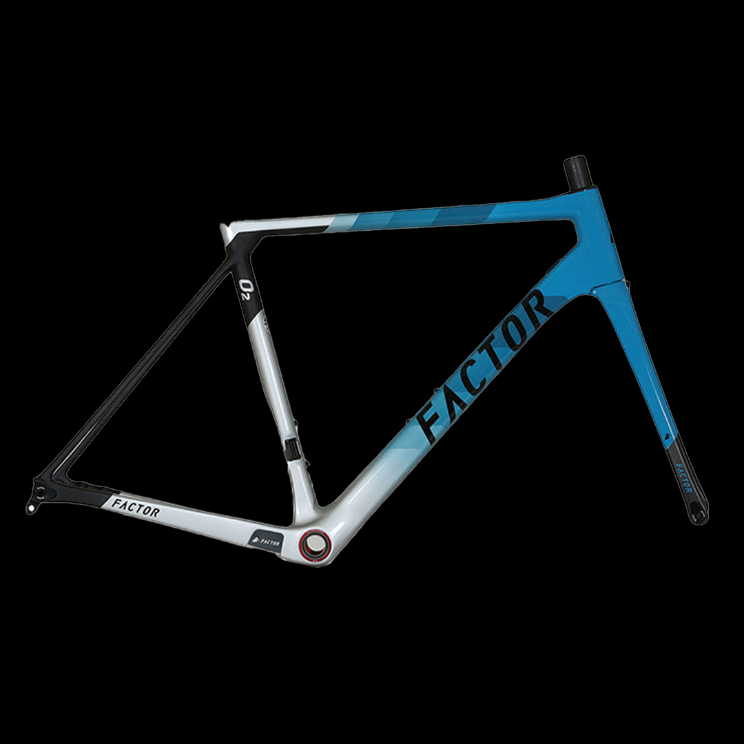 Factor O2 Rim Brake Only Frame Fork Colour Miami Blue