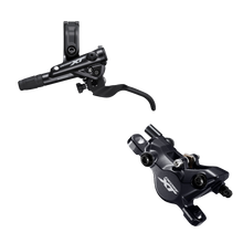 Load image into Gallery viewer, Shimano Deore XT Hydraulic Brake Lever BL-M8100 (Left) with Brake Caliper BR-M8100 (Front)-Resin Pads