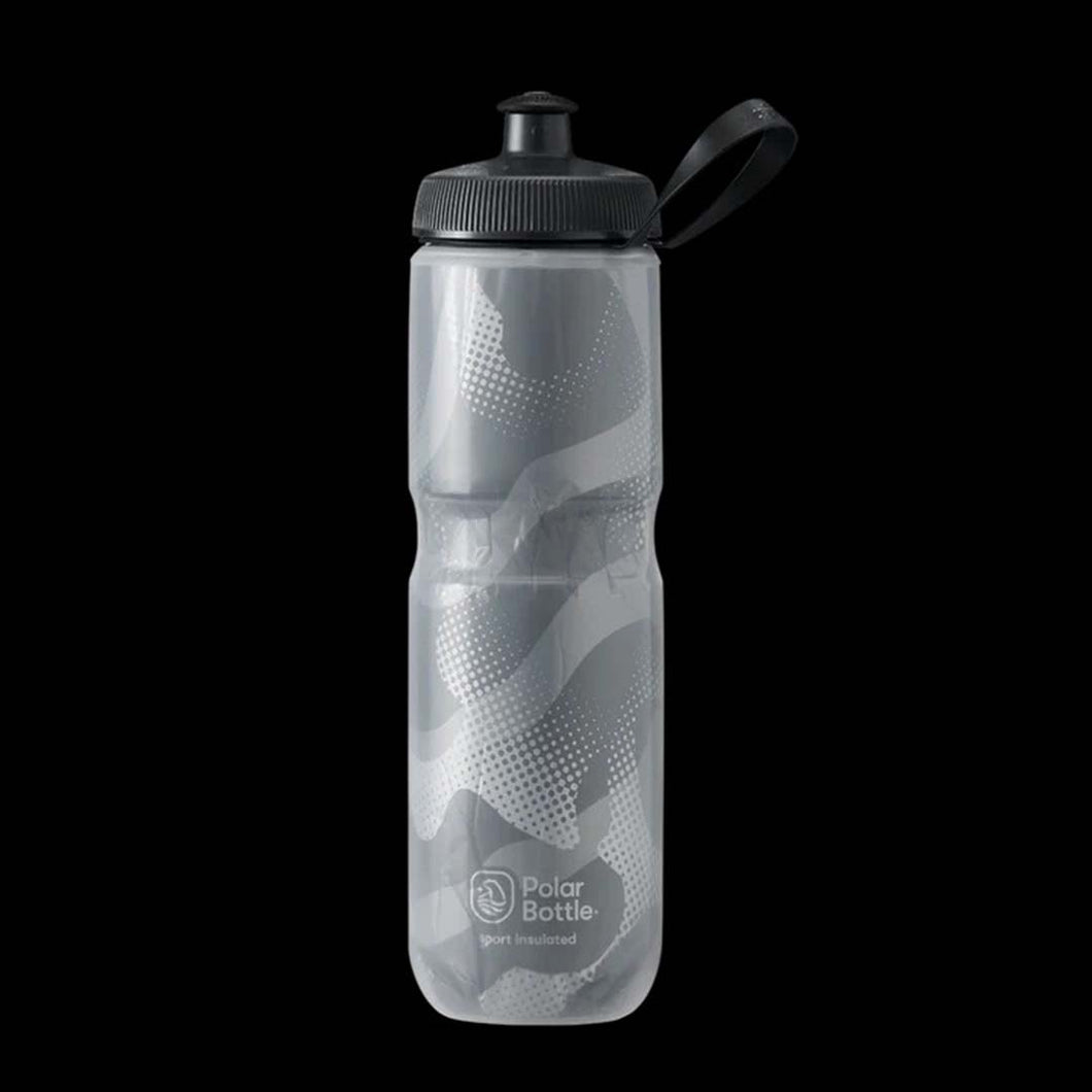 Polar Insulated Contender Bottle 710ml (Charcoal Silver)
