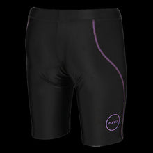Load image into Gallery viewer, Zone3 Womens Activate Shorts (Black Purple) (change colour to purple)