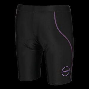 Zone3 Womens Activate Shorts (Black Purple) (change colour to purple)
