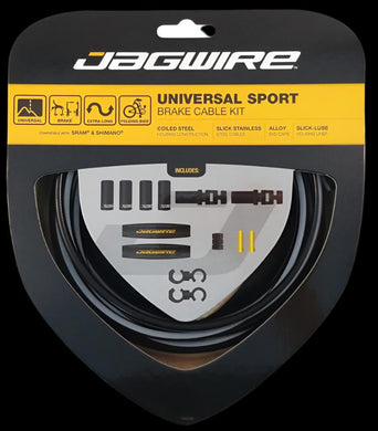 Jagwire Universal Sport Brake Cable Kit (Black)