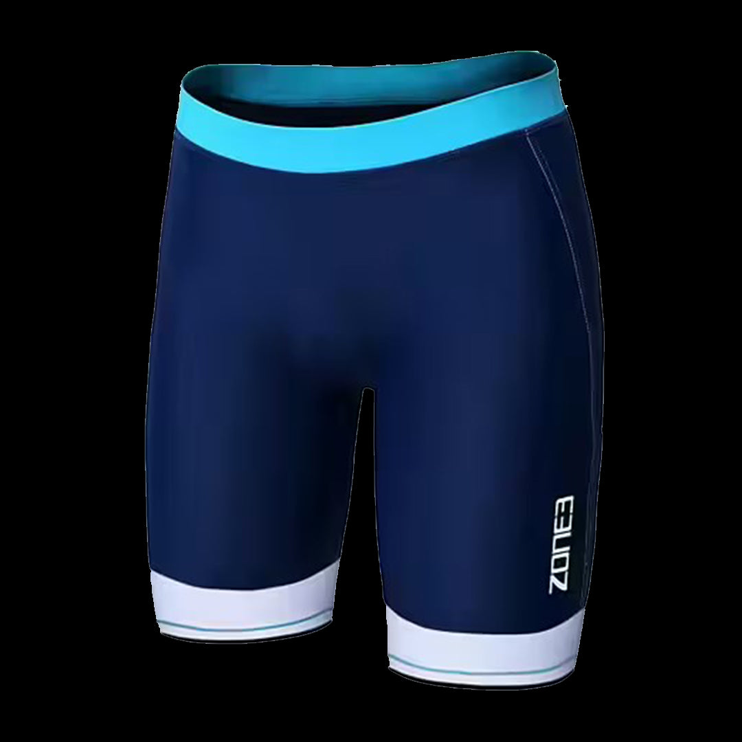 Zone3 Womens Lava Long Distance Trishort Navy White Teal