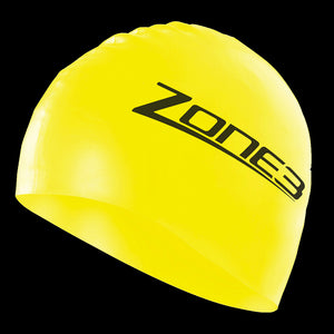 Zone3 Silicon Swimming Cap (Yellow)