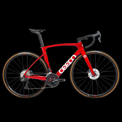 Ceepo Mamba-R (Only Frame + Fork + Seatpost) - Colour Red White