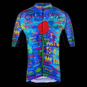 Cycology See Me (Blue) Mens Cycling Jersey