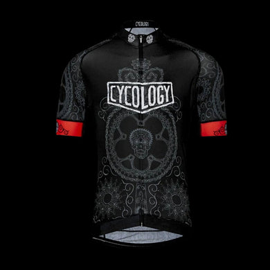 Cycology Day Of The Living (Black) Men's Jersey - Best Cycling Jersey In India