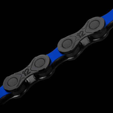 KMC DLC Series 12 Speed Chain (Black/Dark Blue)