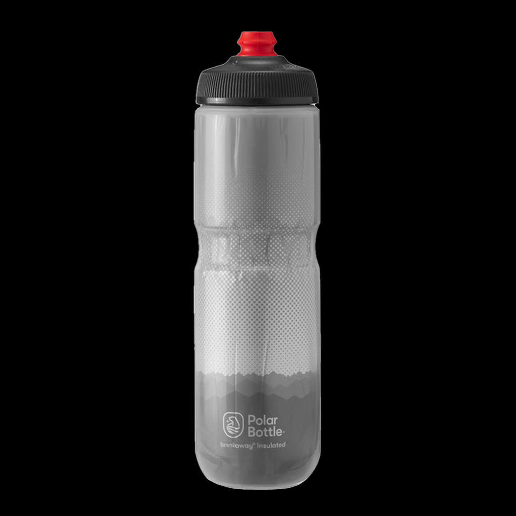 Polar Insulated Ridge Bottle 710ml (Charcoal Silver)