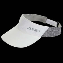 Load image into Gallery viewer, Zone3 Lightweight Race Visor (White/Reflective Silver)